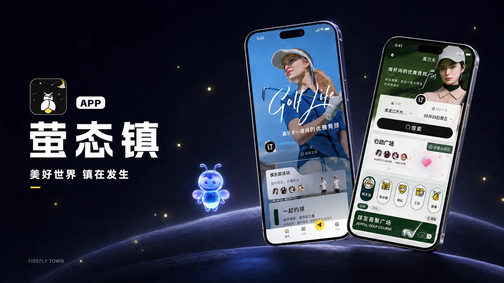 萤态镇 APP 设计